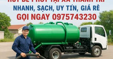 Hút bể phốt tại Xã Thanh Trì nhanh, sạch, uy tín, giá rẻ gọi ngay 0975743230