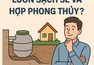Bể phốt nên đặt ở đâu để nhà luôn sạch sẽ và hợp phong thủy?
