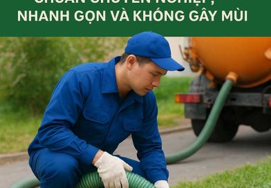 Quy trình hút bể phốt hiện đại, không đục phá