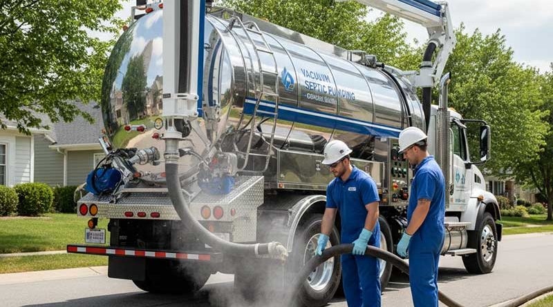 Hút bể phốt công nghệ chân không – Giải pháp không gây mùi