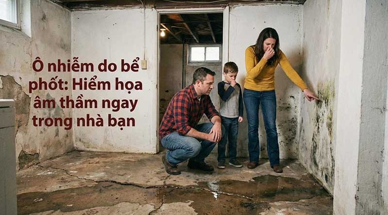 Ô nhiễm do bể phốt: Hiểm họa âm thầm ngay trong nhà bạn