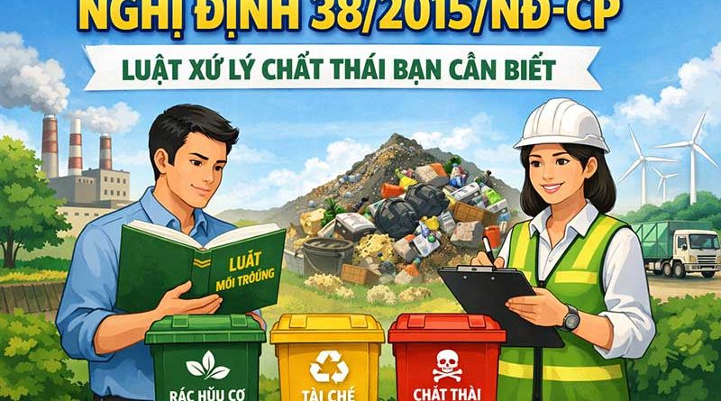 Nghị định 38/2015/NĐ-CP: Luật xử lý chất thải bạn cần biết